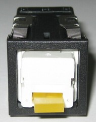 Honeywell AML 20 Yellow LED Push ON/OFF SPDT Micro Switch – 125 V AC/DC – 100 mA