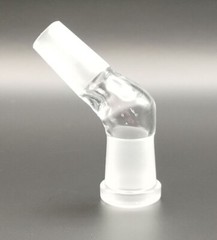 14mm 45 Degree Angle Glass Ground Joint Attachment Adapter GonG Elbow
