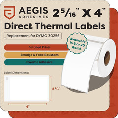 – Replacement for DYMO 30256 2 5/16″ X 4″ Direct Thermal
