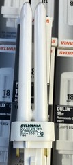 Sylvania 20672 18W CF18DD/E/835/ECO 4 Pin G24q-2 Brand New Lot of 36