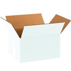 White Shipping Boxes 11 1/4″L x 8 3/4″W x 6″H (25 Pack) Small to Medium Maili…