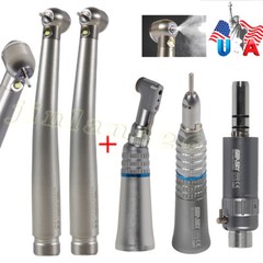 2 Fit Kavo LED High Speed Handpieces +1 Low Speed Latch Oral Kit 2 Hole US STOCK
