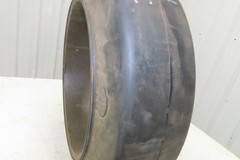 Super Solid 18x5x12-1/8 Forklift Tire Smooth Press-on Black