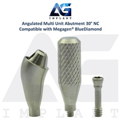 10 Angled 30° Multi Unit Prosthetic NC Int Hex Megagen® BlueDiamond Compatible