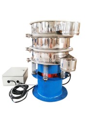 2 Layers Vibrating Screen 15.7in Vibrating Sieve Screen Shaker with Sealing Ring