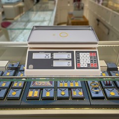 Industrial Counting Scale, 30kg X 0.5g, Digital Scale for Parts and Coins, g/k