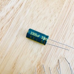 3300uF 6.3V Electrolytic Capacitors Green 6.3V 3300uF Volume 10×20 mm Choose Qty