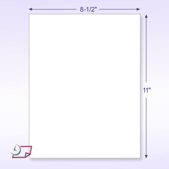 – Pack of 500 Sheets 8-1/2″ X 11″ Letter Size CFB NCR (Carbon-Less) Paper, for L