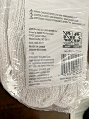 ~ 12 PAIRS STRING KNIT GLOVES ~ PROJECT SOURCE ~ WHITE ~ SIZE ( L ) LARGE ~ NEW~