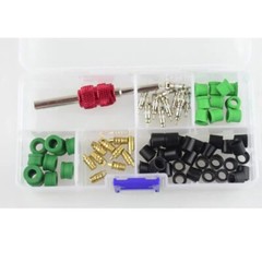 Repair Tools Kit 71 Pcs Rubber Hose Gaskets Refrigeration AC Manifold Gauge NEW