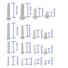 Bolts And Nuts Sets With 1112 Pcs M3/M4/M5/M6 Assortment Kit Screws