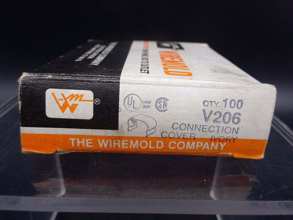 Wiremold 206 Connection Cover Buff 0.75 in, Box of 100