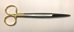 V. Mueller SU1814 Vital Mayo Dissecting Scissors 6¾” Beveled Curved TC