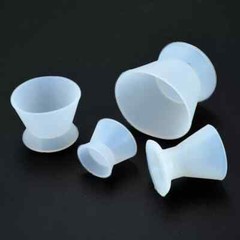 4Sets(16Pc) Dental Rubber Silicone Mixing Cup Acrylic Non-Stick Bowl Dappen Dish