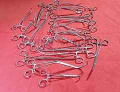 20 PCS SET VASCULAR CLAMPS SURGERY INSTRUMENTS DEBAKY SURGICAL INSTRUMENTS