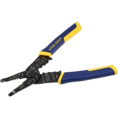 IRWIN Vise-Grip Wire Stripper, 8 Inch, Cuts 10-22 AWG, Plier 8-inch, Blue