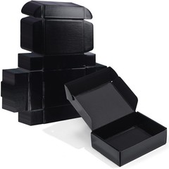 7x5x2 Black Small Shipping Boxes, 20 Packs Corrugated Cardboard Mailer Boxes …