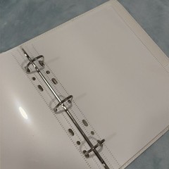 Kpop Binder Photocard White Matte 4-Pocket Page 6 Ring Sakura Sleeves Kpop USA