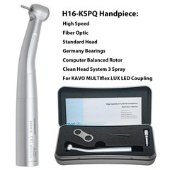 COXO Dental High Speed Fiber Optic LED Handpiece Fit Kavo NSK LED Coupler 6Holes