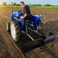 GRAVEE 42″ Tow Behind Box Scraper Steel Powder Coated Tractor Scraper with Blade