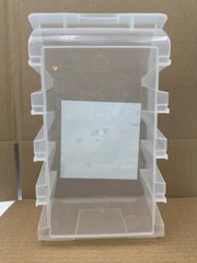 6- Store House Large Clear Stacking Bins 12-3/4″ L x 8-1/4″W x 6″H Storage Tool