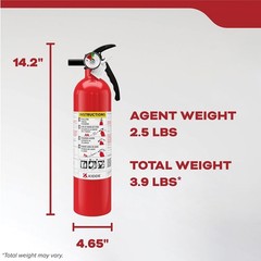 Kidde FA110G Multi Purpose Fire Extinguisher 2 PACK NEW