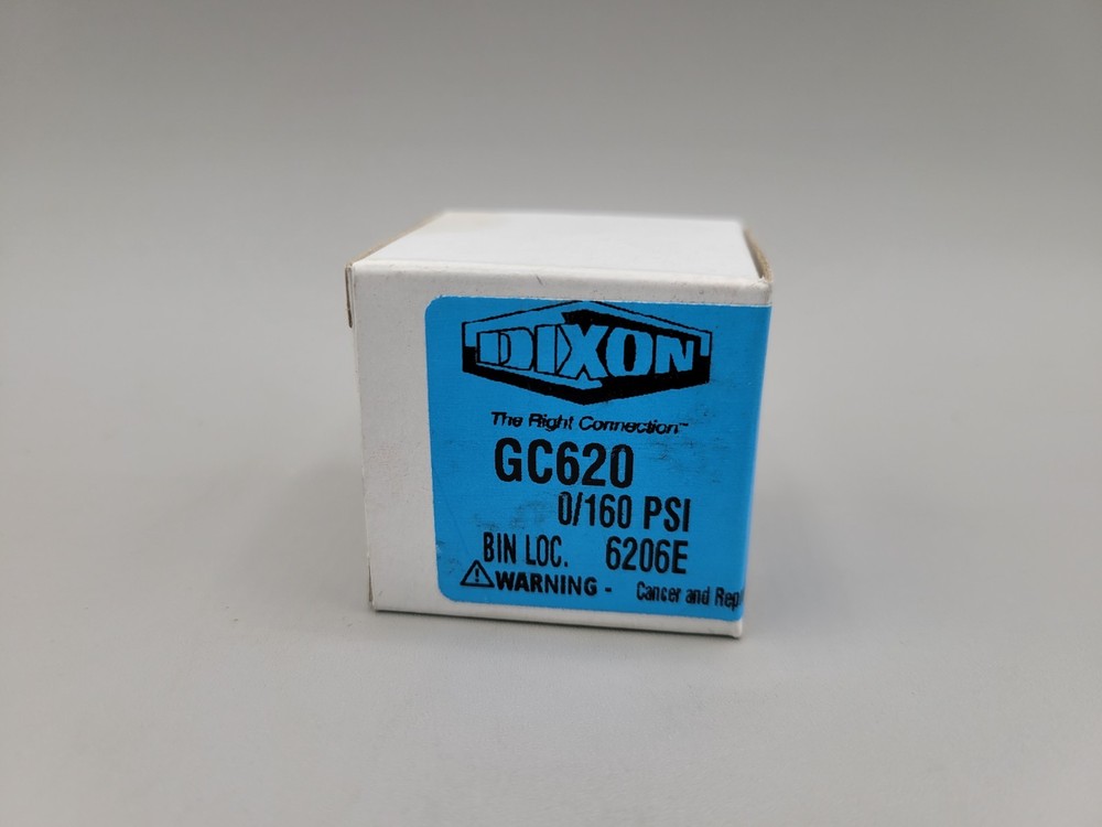 Dixon GC620 Air Pneumatic Pressure Gauge 160 PSI 1/8 Male NPT Rear Mount 1-1/2″