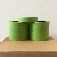 48 Rolls 1″ X 60 Yards Green Painters Masking Tape Quick Ship USA Made BLEMS