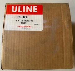 100 Pack Tip-N-Tell Concealed Damage Shipping Label Indicators