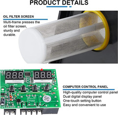 110V CNC Electromagnetic Lubricant Pump Auto Digital Lubricating Oil Pump 1L New