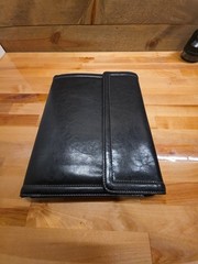Samsonite Vinyl Tri-Fold Writing Pad, 10 1/2″ x 12 1/2″ Black, Used