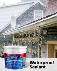 Polyurethane Waterproof Coating, 1 Gallon, Light Grey, Flexible Roof Sealant …