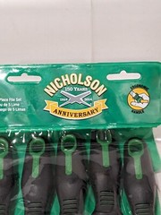 Nicholson 5 Piece 6", 8" & 10" Anniversary File Set W/Ergonom