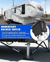 30 Amp DPDT Momentary Switch, On-Off-Momentary On Rocker Switch 6 Pin for Many F