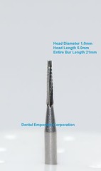 Dental Carbide Burs FG #700L Tapered Fissure Crosscut High Speed Handpiece 100pk