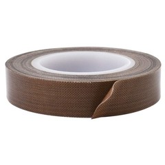 MISSYOUNG PTFE Coated Fabric Teflon Tape 0.5 inches x 33 feet x 5 mils, Brown