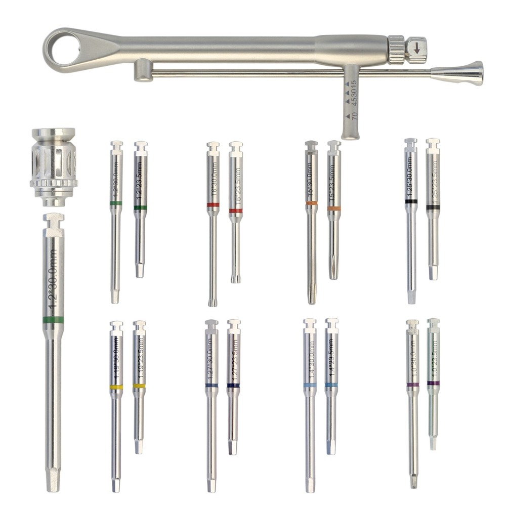 Dental Implant Screwdriver Hex Driver Latch Torque Wrench Adapter Astra Osstem