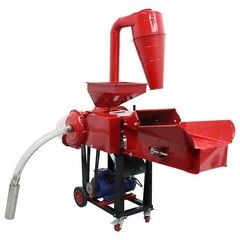 Grass Cutting&Kneading&Crushing All-in-one Machine w/Self-priming&Conveyor 220V