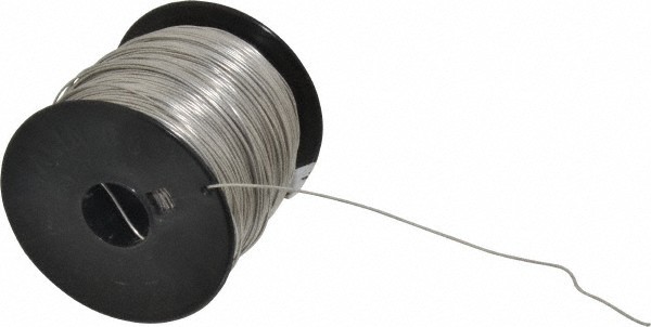 1,105 Feet Long Safety Lock Wire: 18 Gage (0.041″ Diam), 5 Lb Total Weight