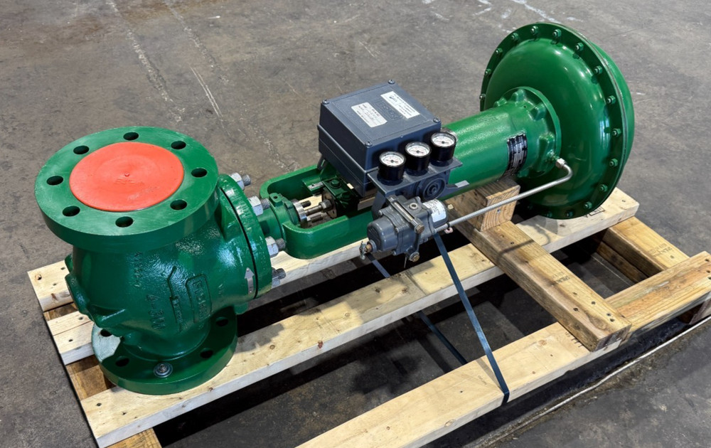 Fisher Valve 4″, Class 300, Type ED, Actuator 667, Size 45