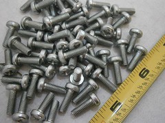 Machine Screw M4-0.7 x 12 Phillips Pan DIN7500 Spiral Steel Zinc Lot of 50 #3292