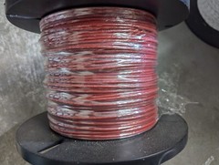 SEA Wire and Cable NDBC-TFE-22-2SJ-75 22/2 Red Teflon Jacket 75 Ohms 900 ft