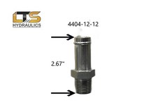 3/4″ Beaded Hose Barb x 3/4″ Male Pipe NPT Steel Adapter 4404-12-12