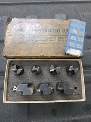 Valenite Indexable End Mill Set 1″ & 1-1/2″ Carbide Insert Cutters Profit Power