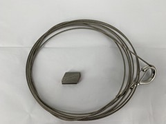 Gripple HF2-HS-10FT No. 2 Wire Rope Hanger Stainless Steel 10′ 100 lbs. Load