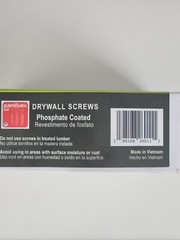 # 6 x 1-1/4″ Drywall Screws, Phillips Coarse, Sharp Point, Black Phosphate, 1 LB