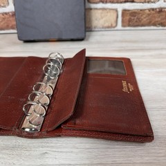 Vintage Filofax Winchester Organizer Real Calf Leather Brown Personal Size