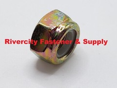 (100) M8-1.25 Metric Coarse Thread Lock Nut 8mm Nuts With 13 Hex nylock nuts 8mm