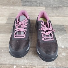 Reebok Nanoflex TR Womens Work Shoes Sz 7.5 W Composite Toe Brown Pink Sneakers