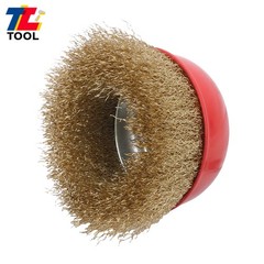 6 Pack Wire Cup Brush 4″ Coarse Crimped Cup Brush for Grinders with 5/8″ Arbor